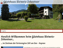 Tablet Screenshot of haus-bleiweis-zehentner.at